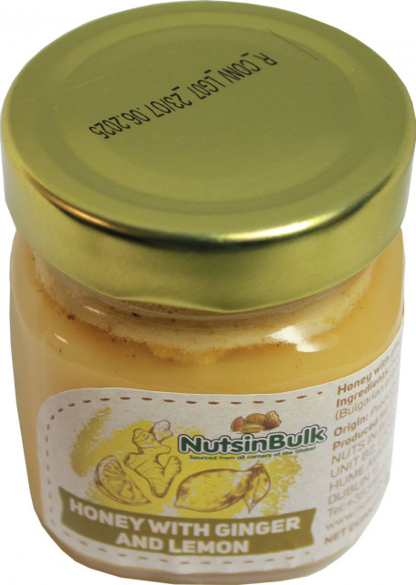 Wholesale Conventional Bee Honey with Ginger and Lemon | Nuts in Bulk