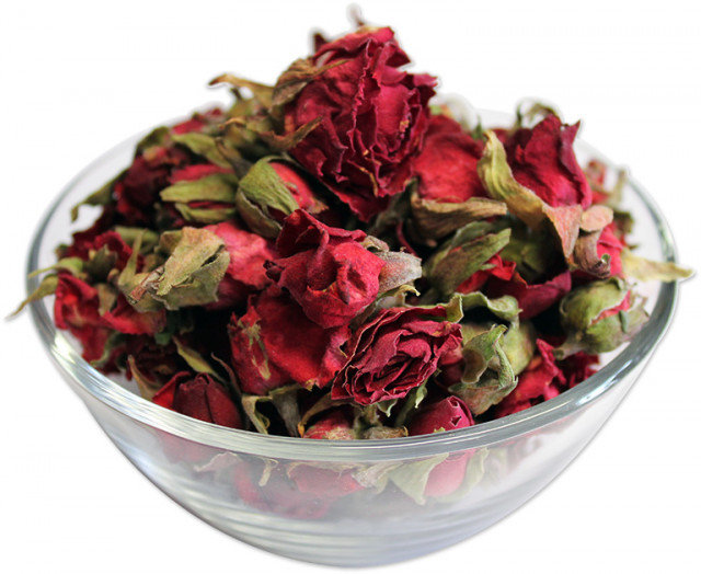 Dried Red Rose Buds